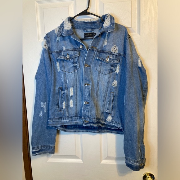 Veste En Jean Déchirée Noire CI SONO Pour Femme - Taille S - Coupe Basique Et Stylée